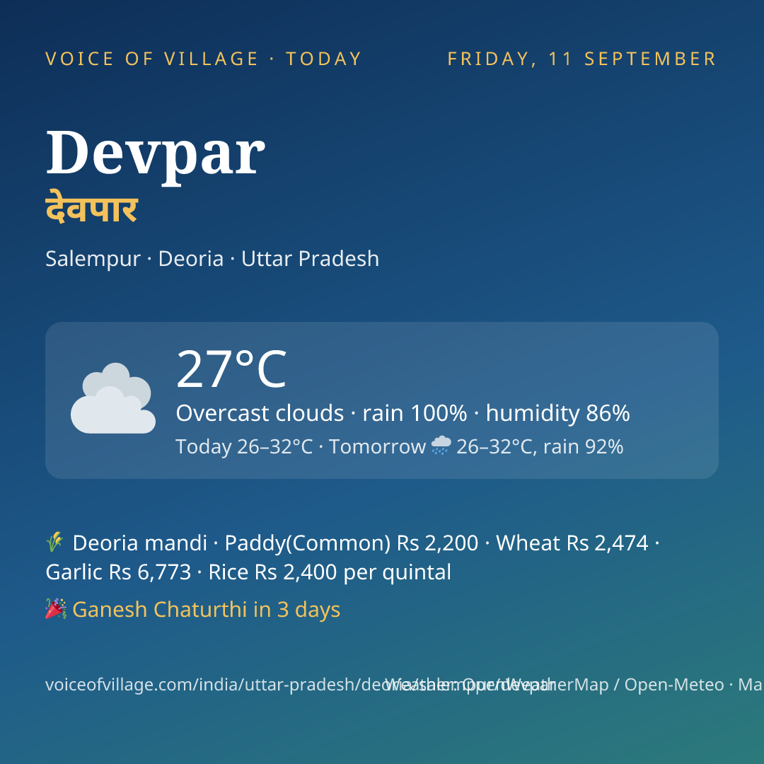 Devpar today