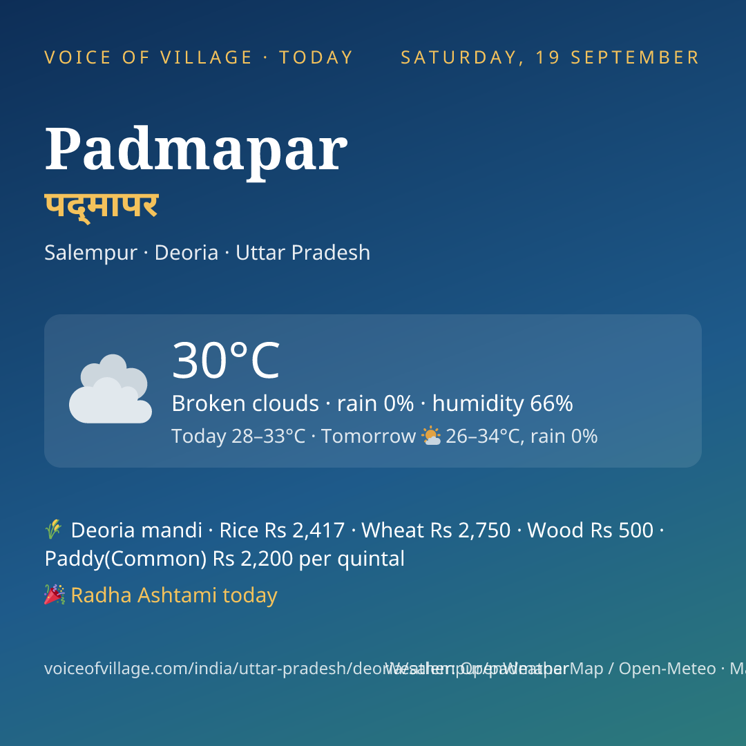 Padmapar today
