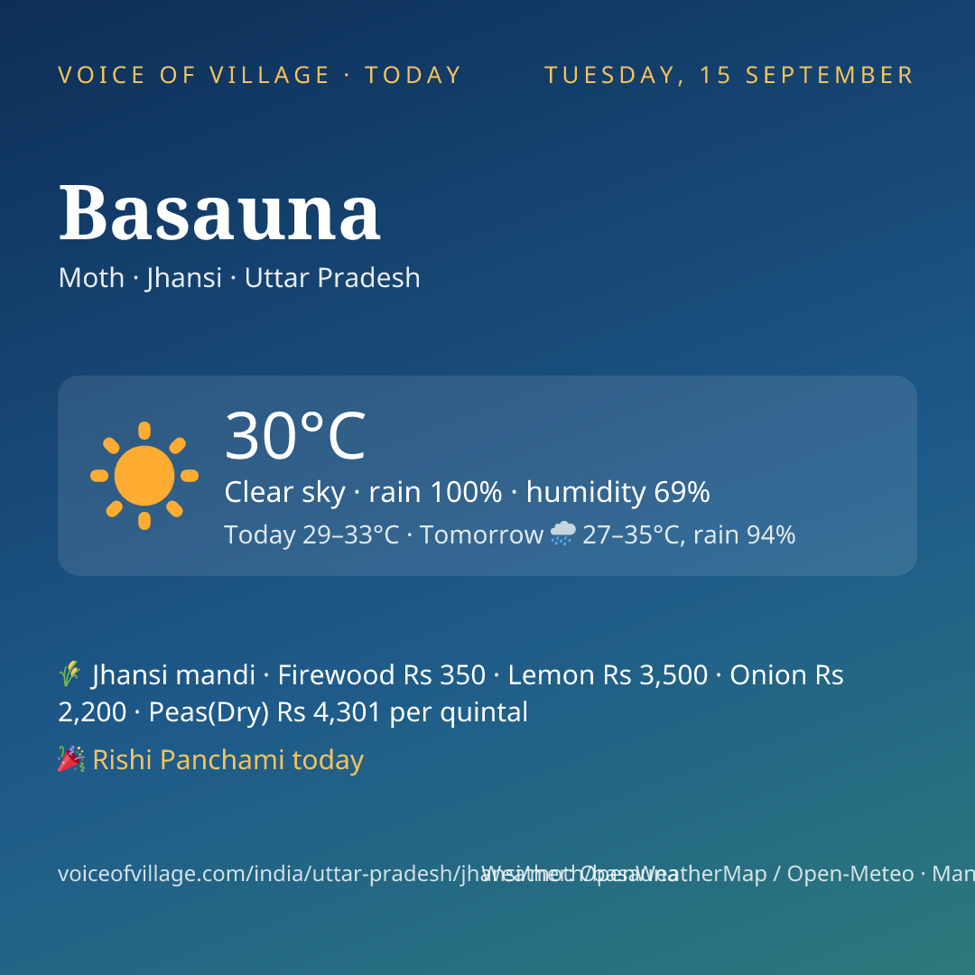 Basauna today
