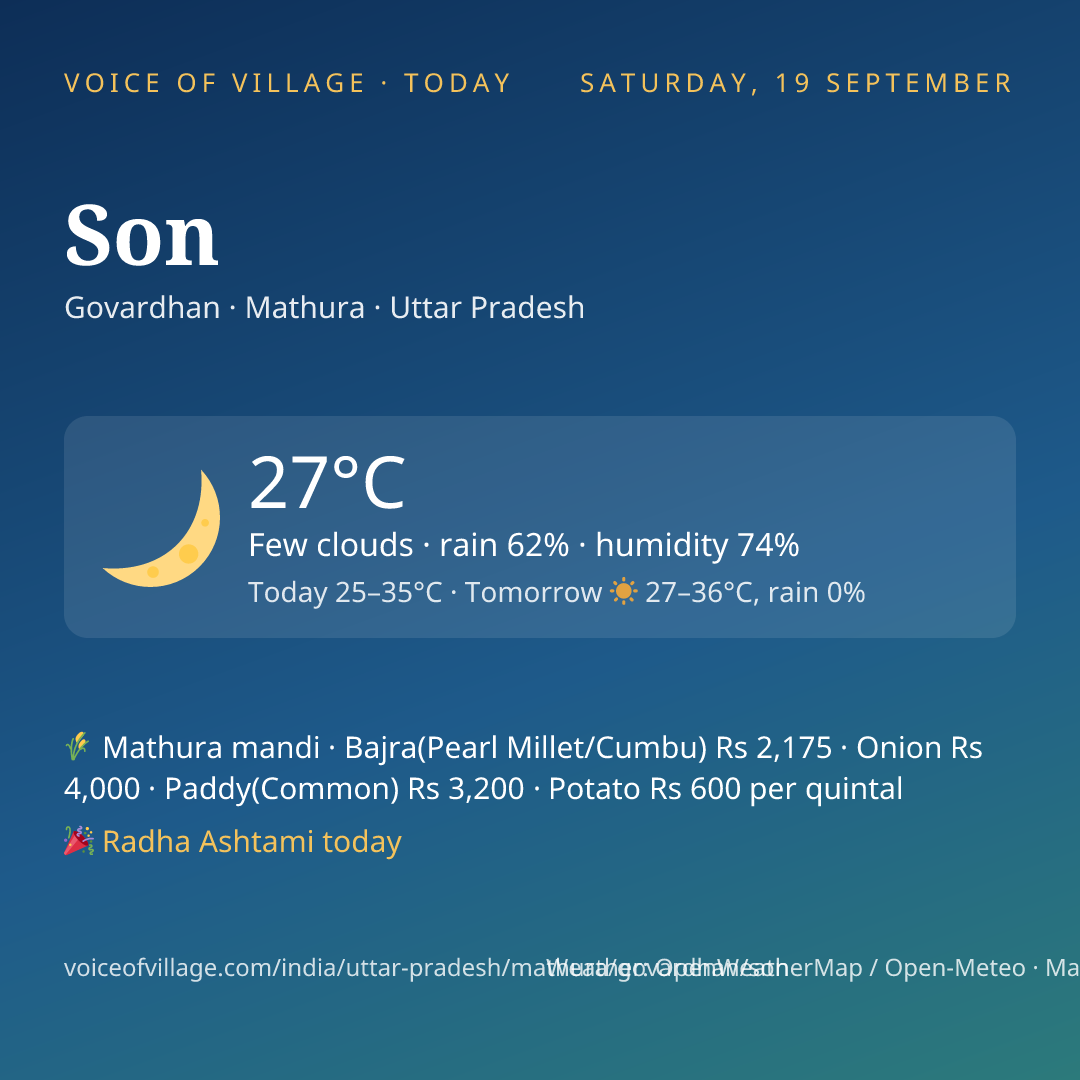 Son today