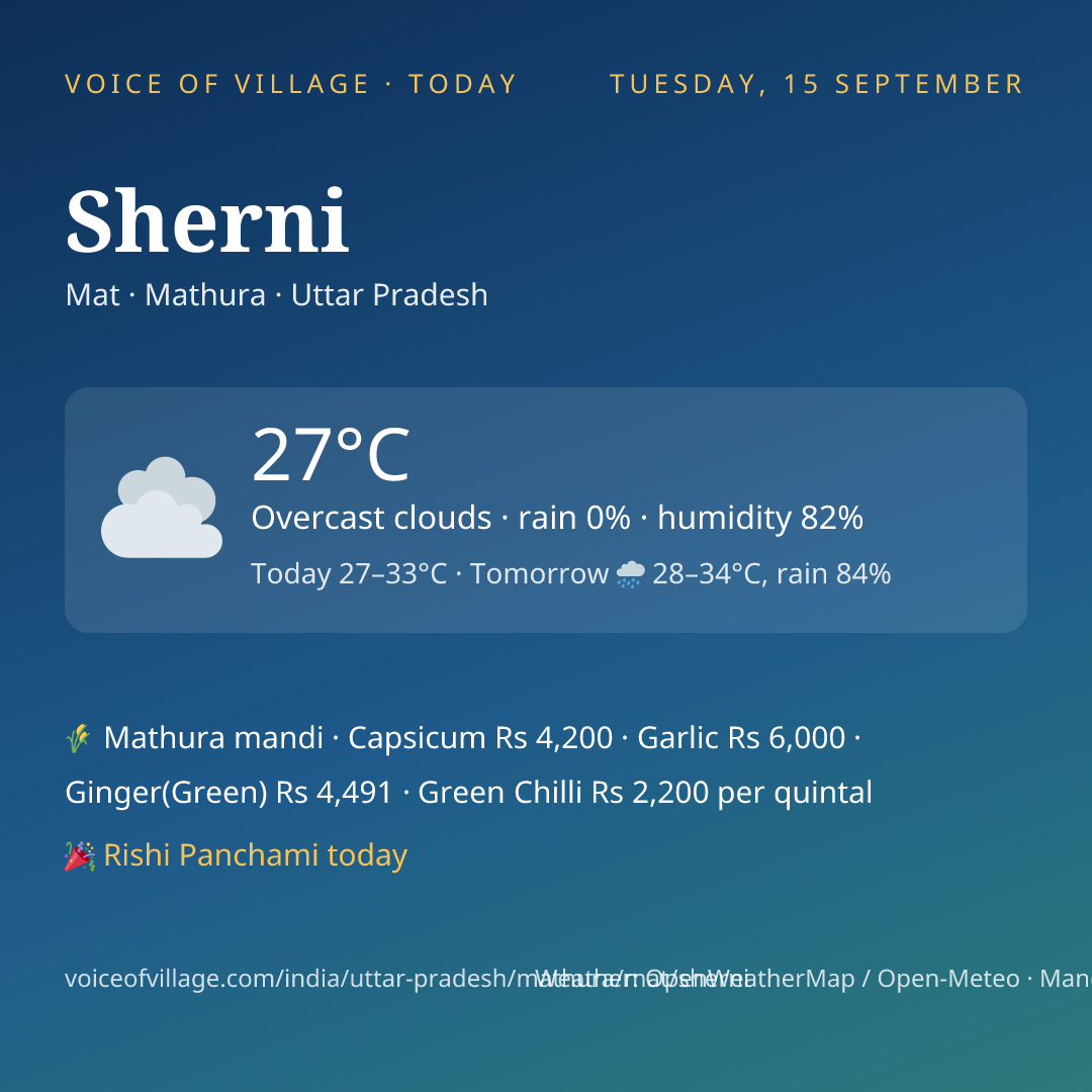 Sherni today