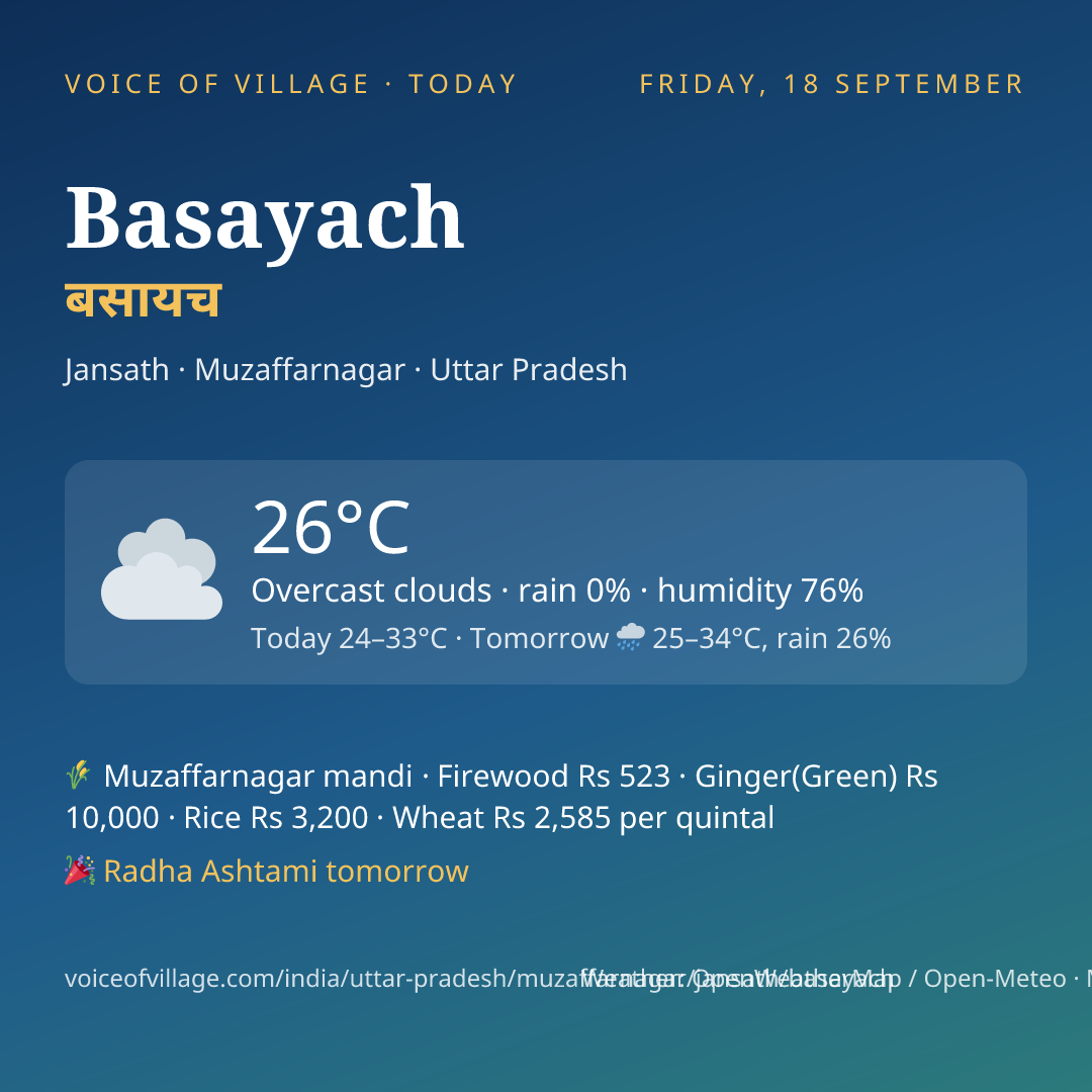 Basayach today