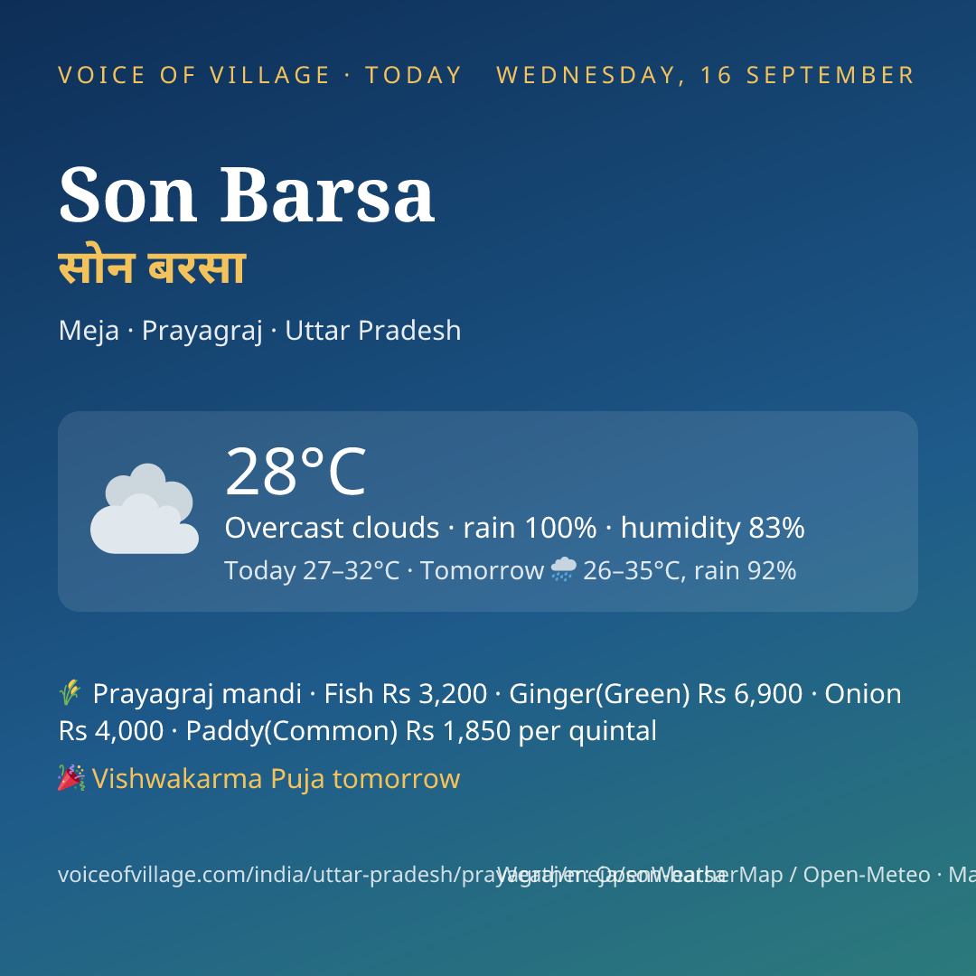 Son Barsa today