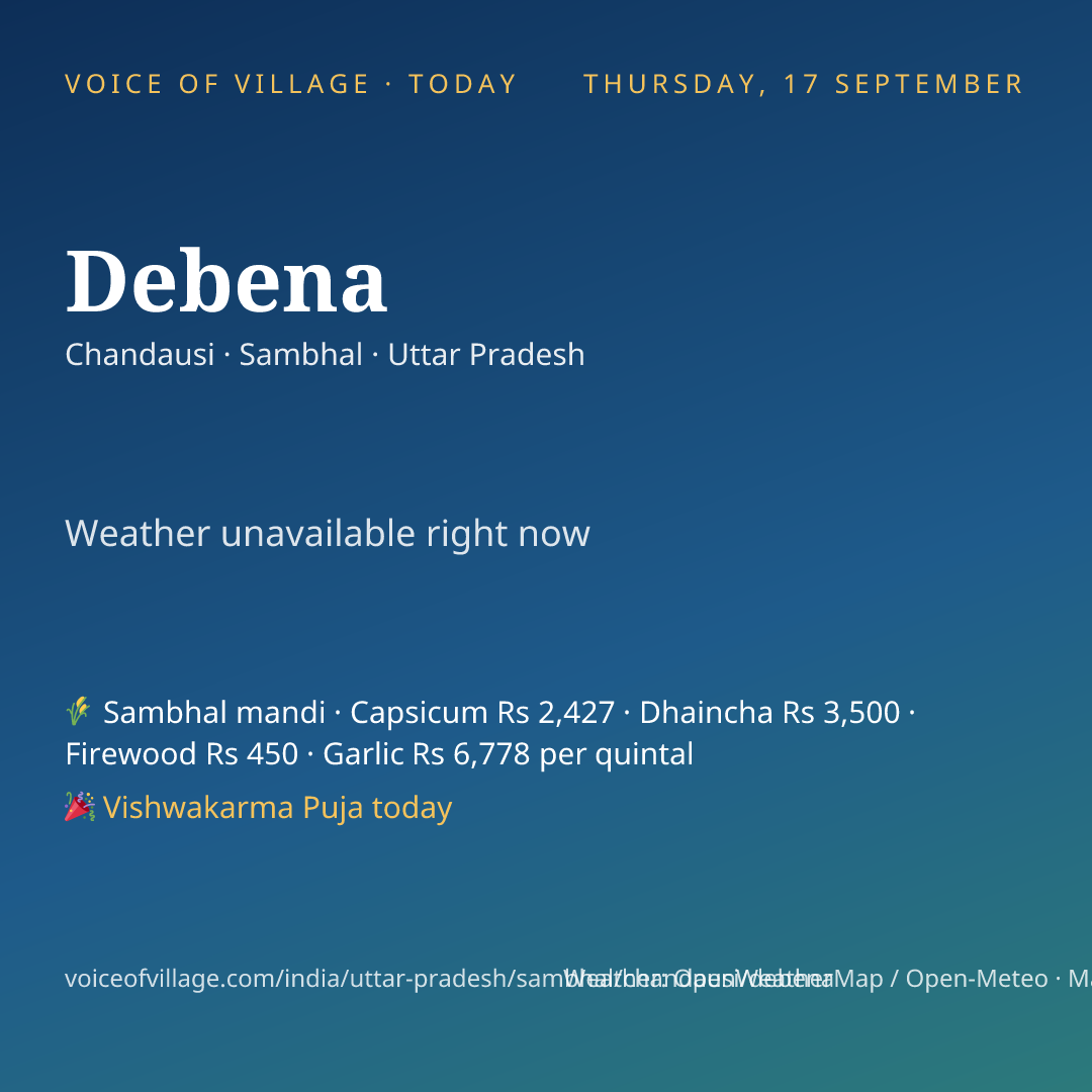 Debena today