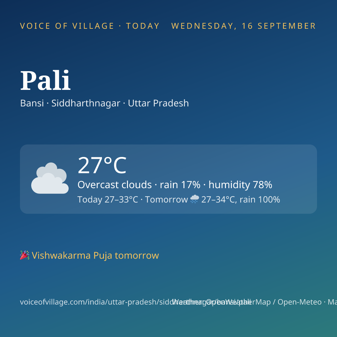 Pali today