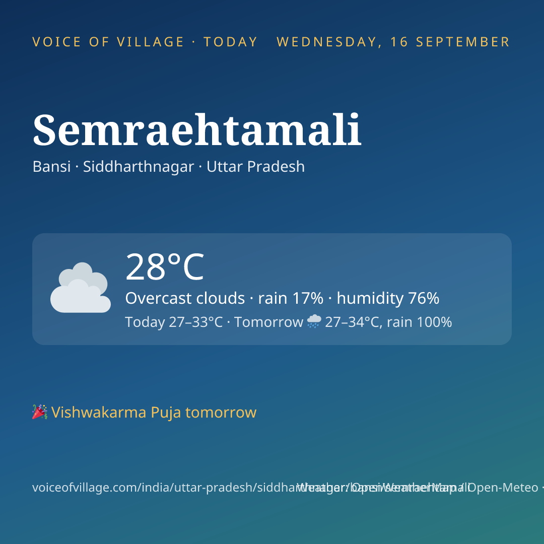 Semraehtamali today