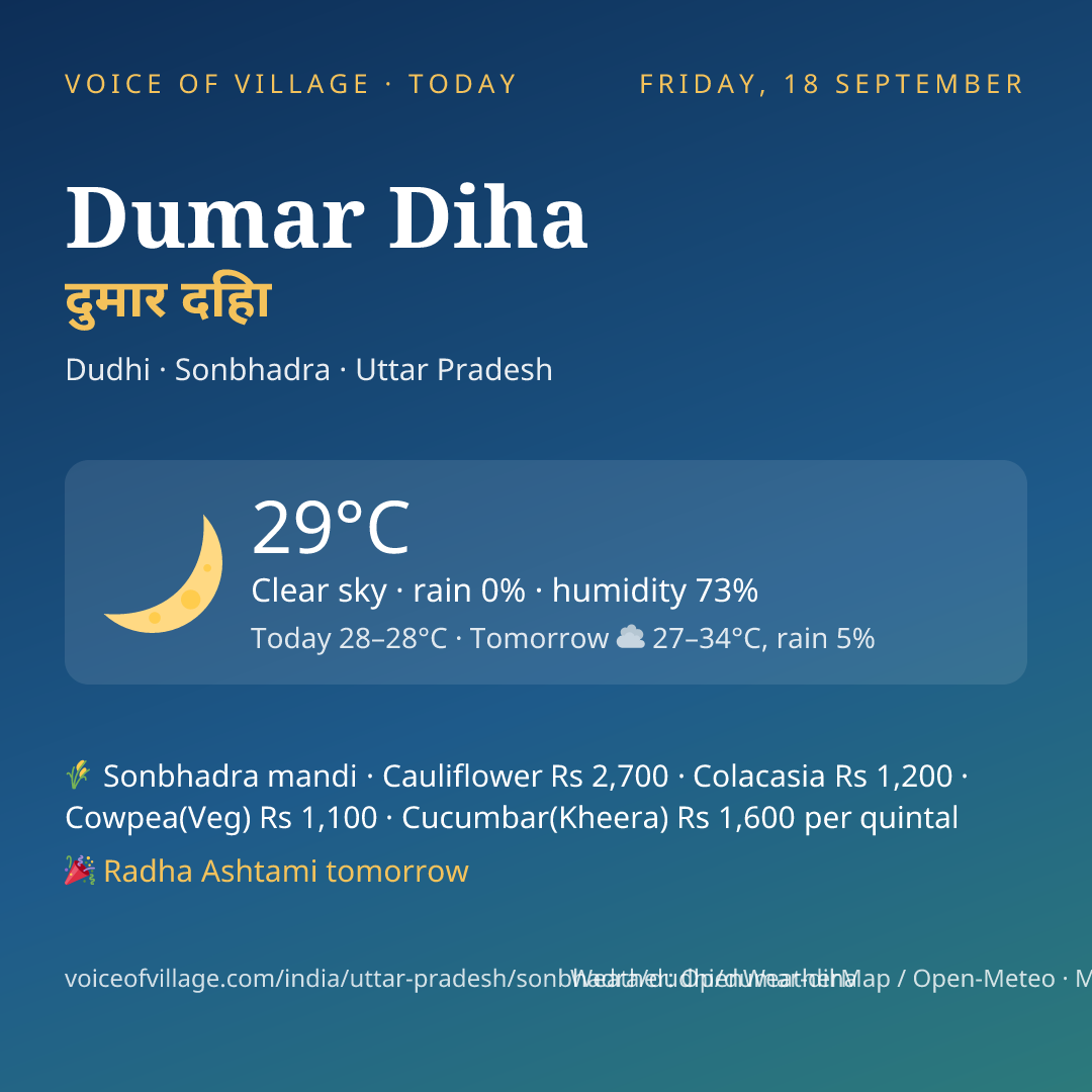 Dumar Diha today