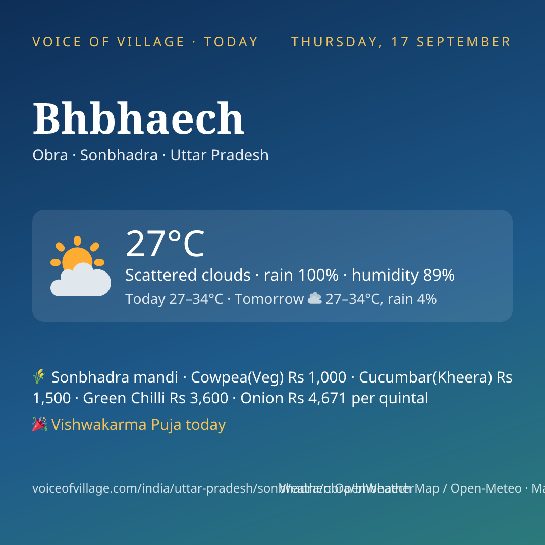 Bhbhaech today