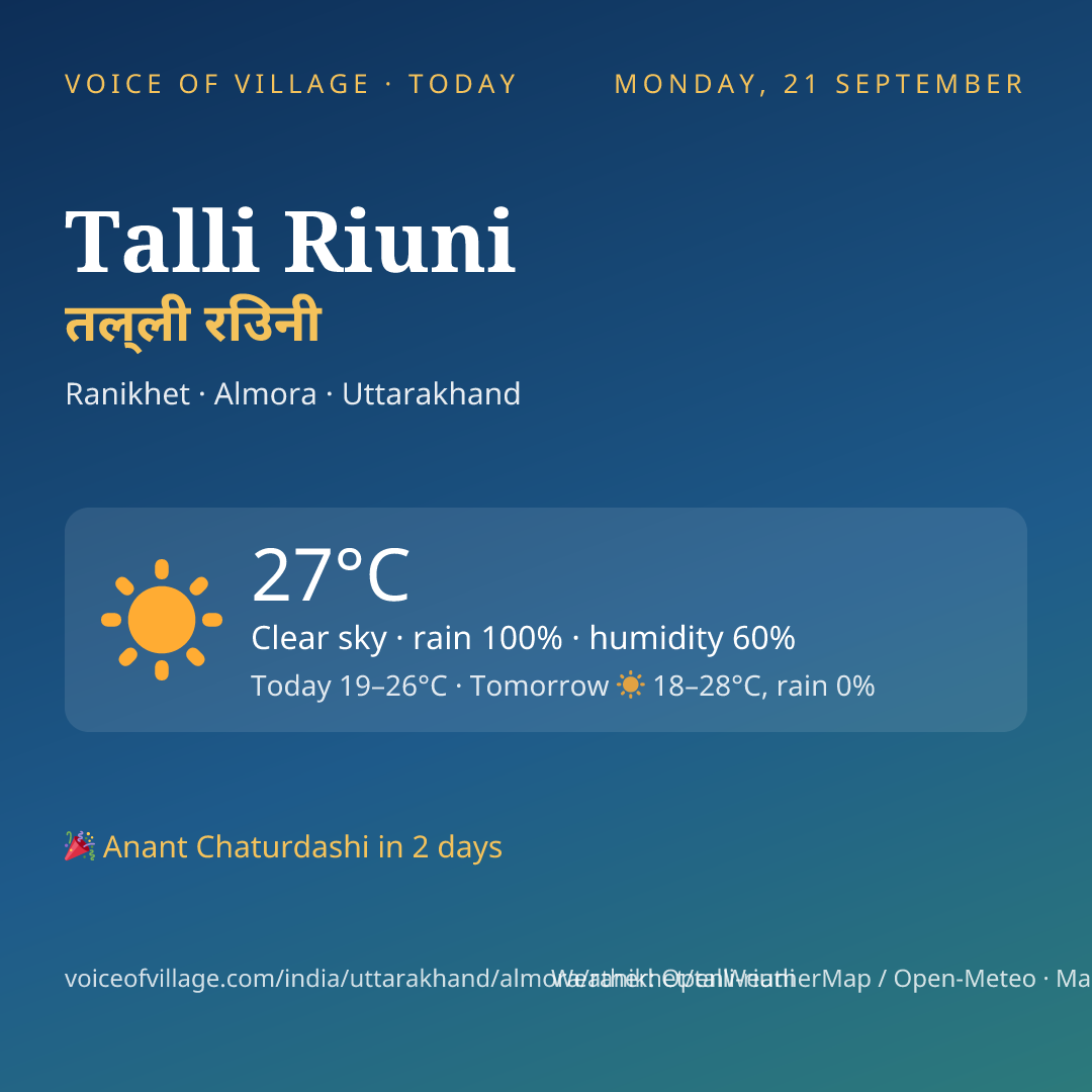 Talli Riuni today