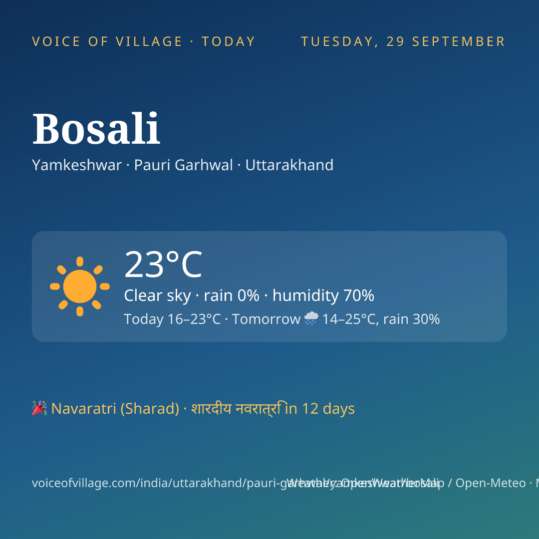 Bosali today