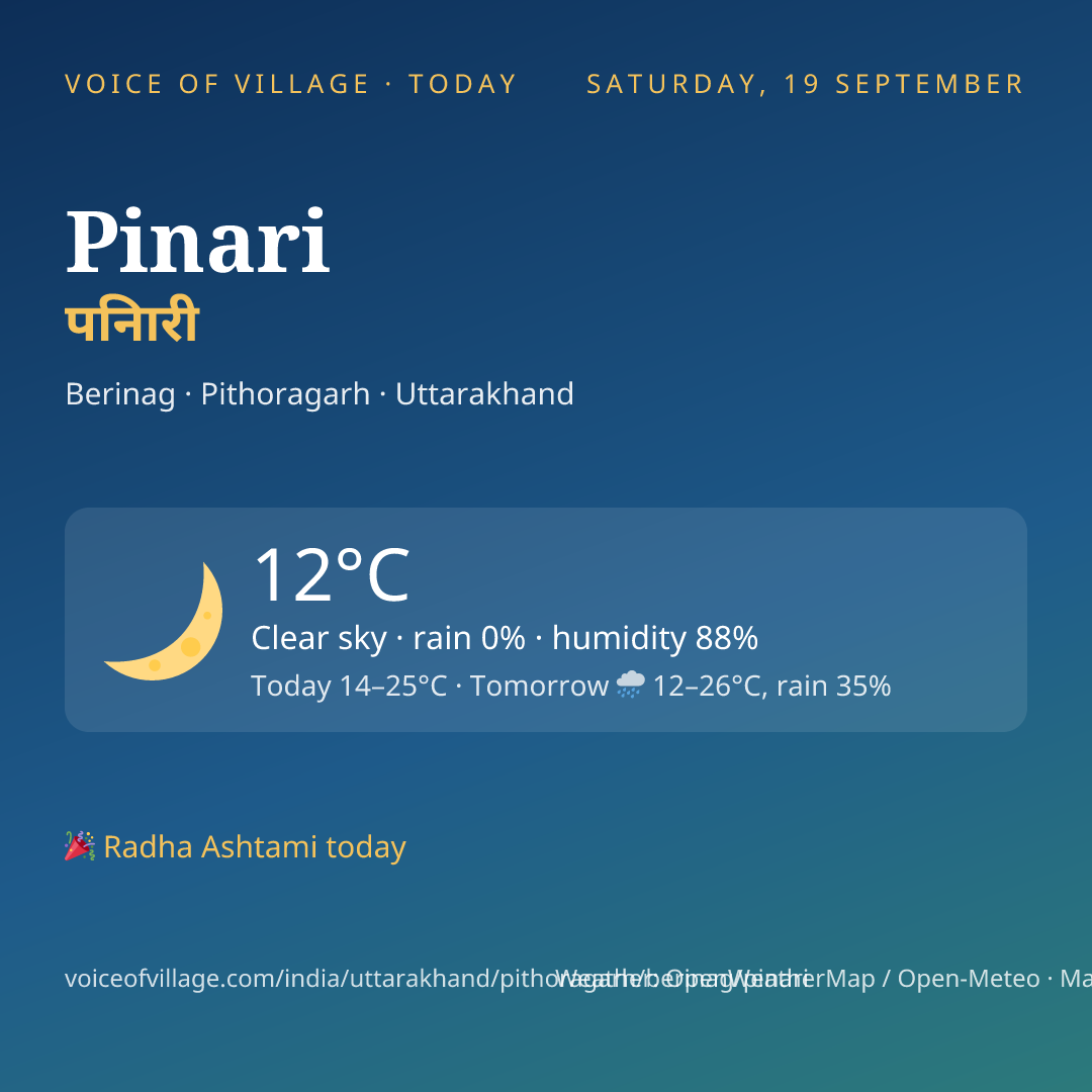 Pinari today