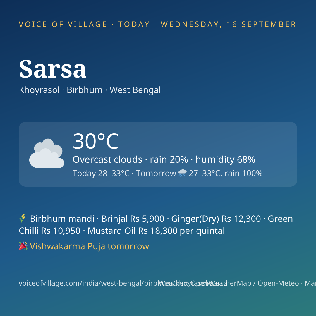 Sarsa today