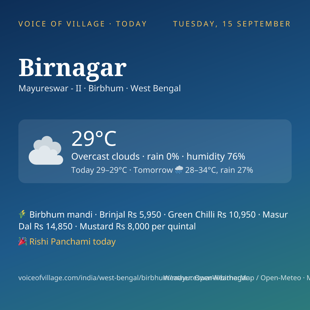 Birnagar today