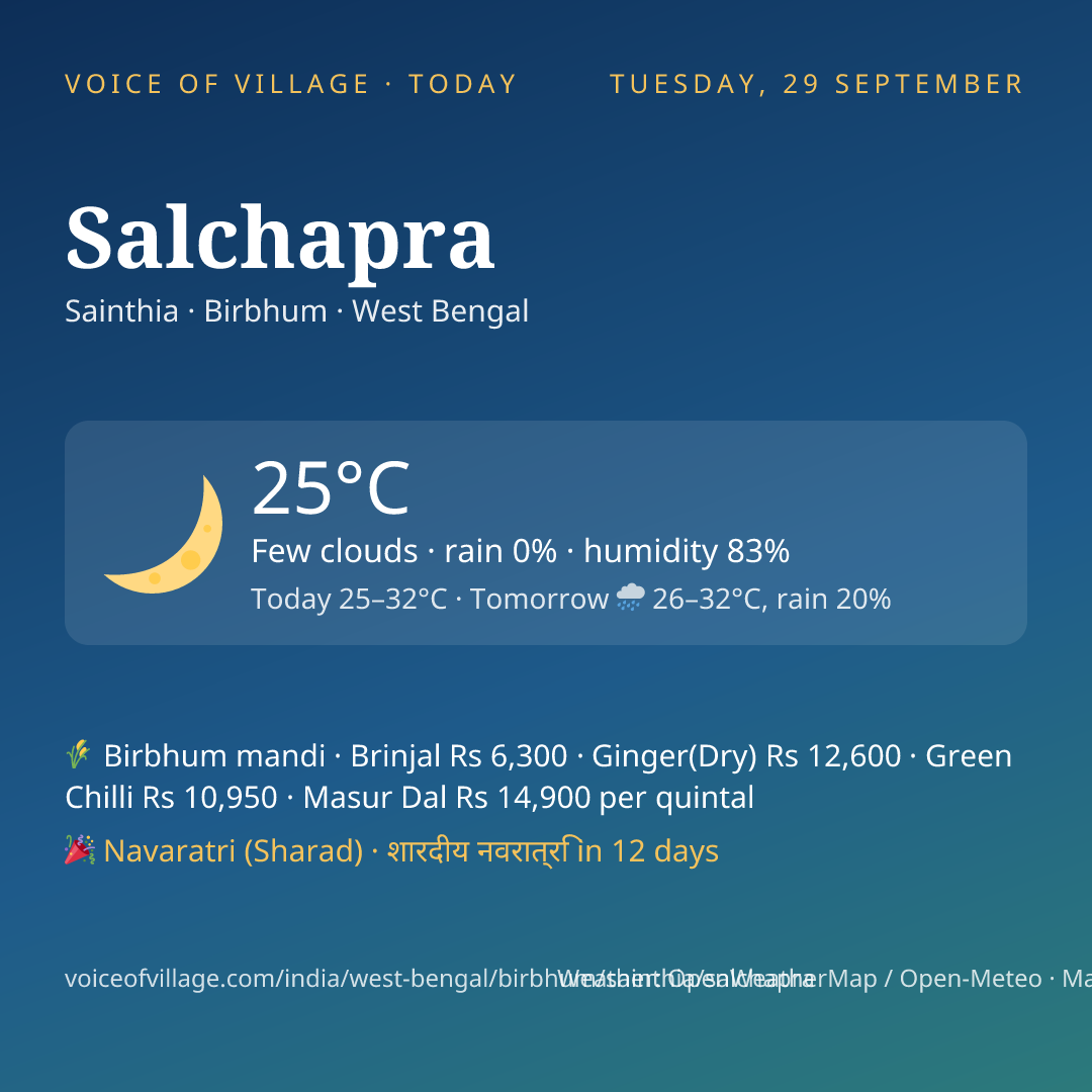 Salchapra today
