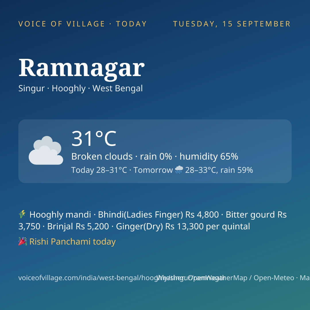 Ramnagar today