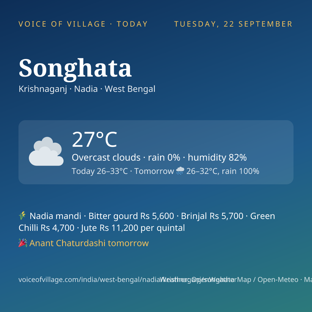 Songhata today