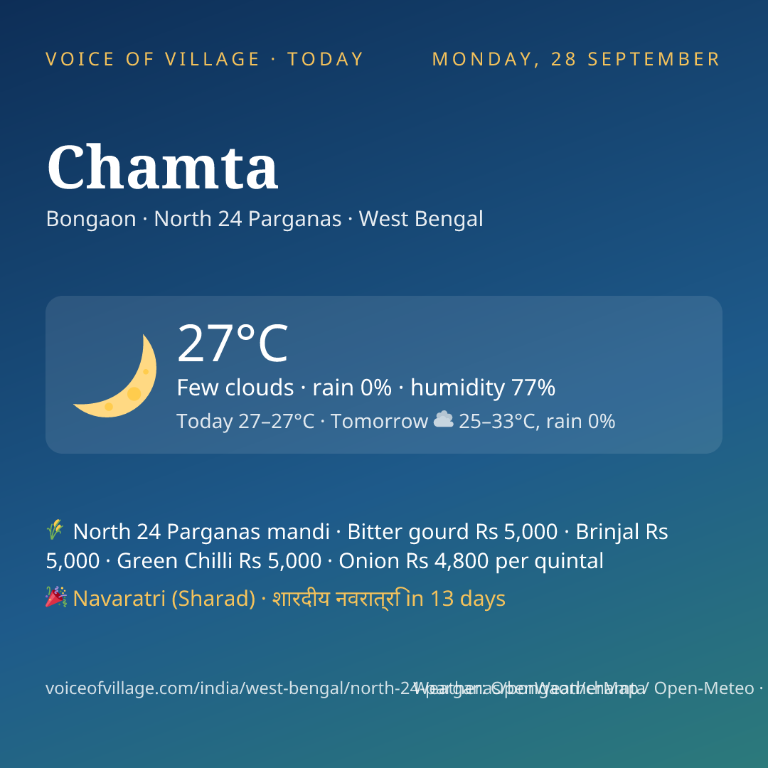 Chamta today