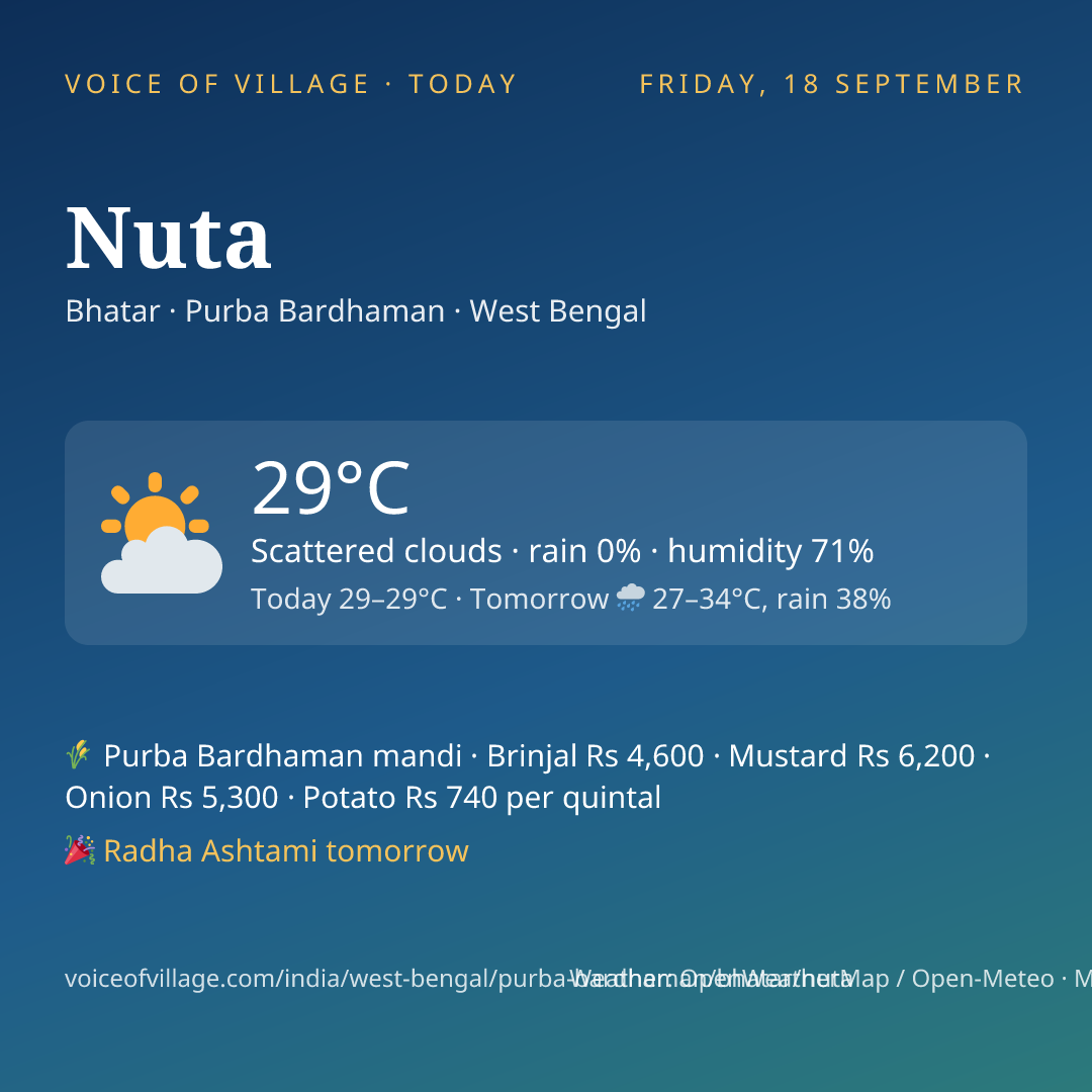Nuta today